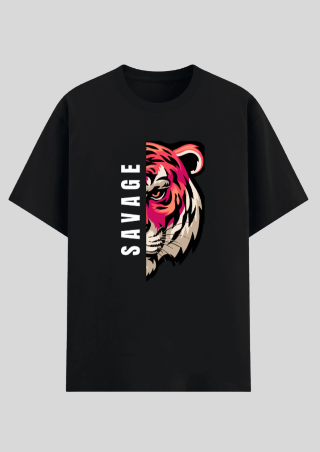 SAVAGE MALE T-SHIRT- 180 GSM | ZINKAL STYLES ZINKAL STYLES
