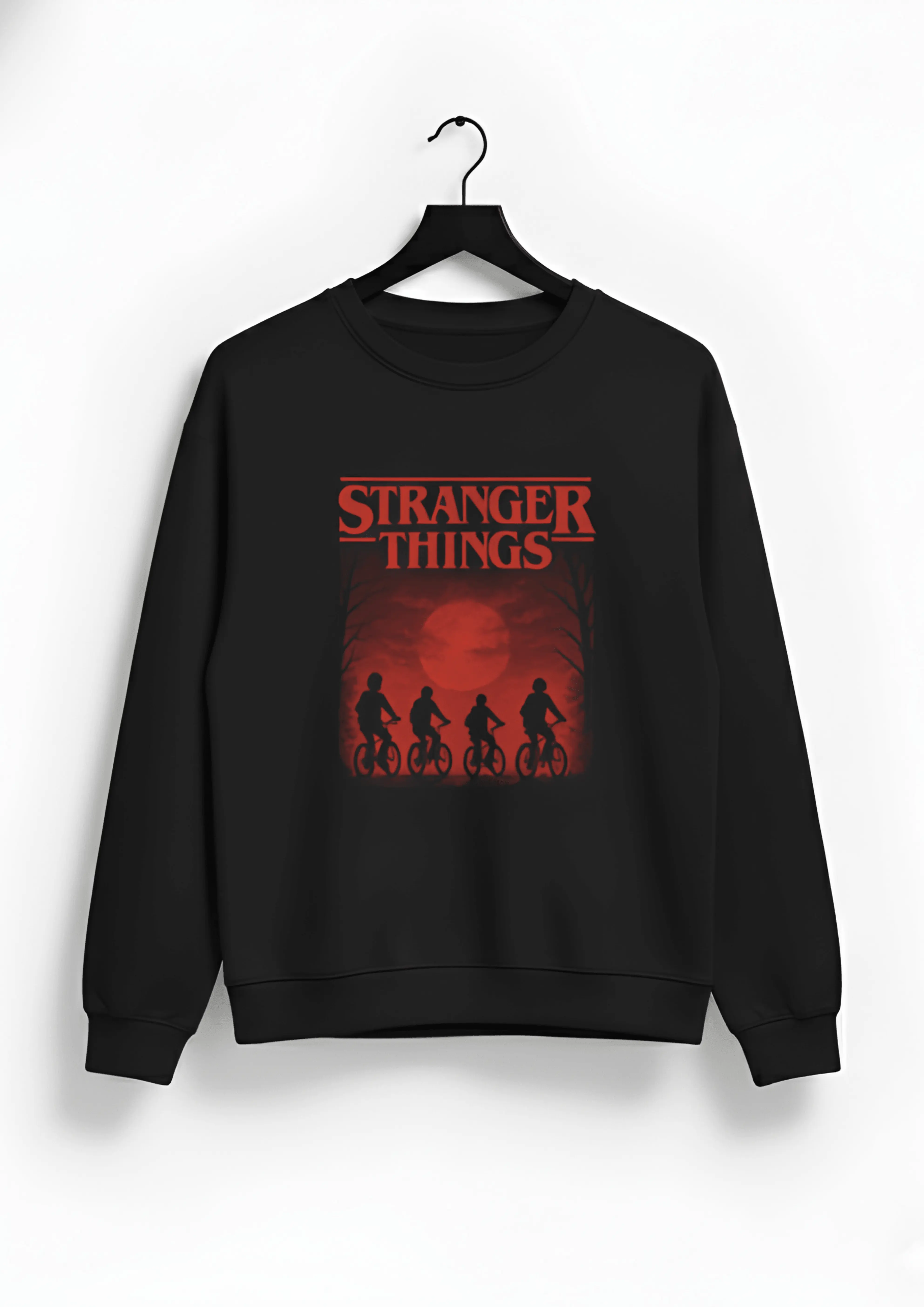 STRANGER THINGS HAWKINS GRAPHIC 300 GSM SWEATSHIRT FOR MEN | ZINKAL STYLES ZINKAL STYLES