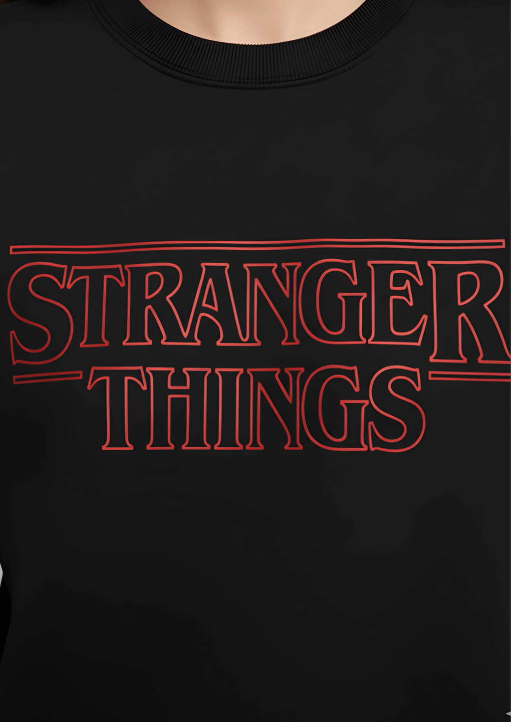 STRANGER THINGS GRAPHIC 300 GSM SWEATSHIRT FOR WOMEN | ZINKAL STYLES