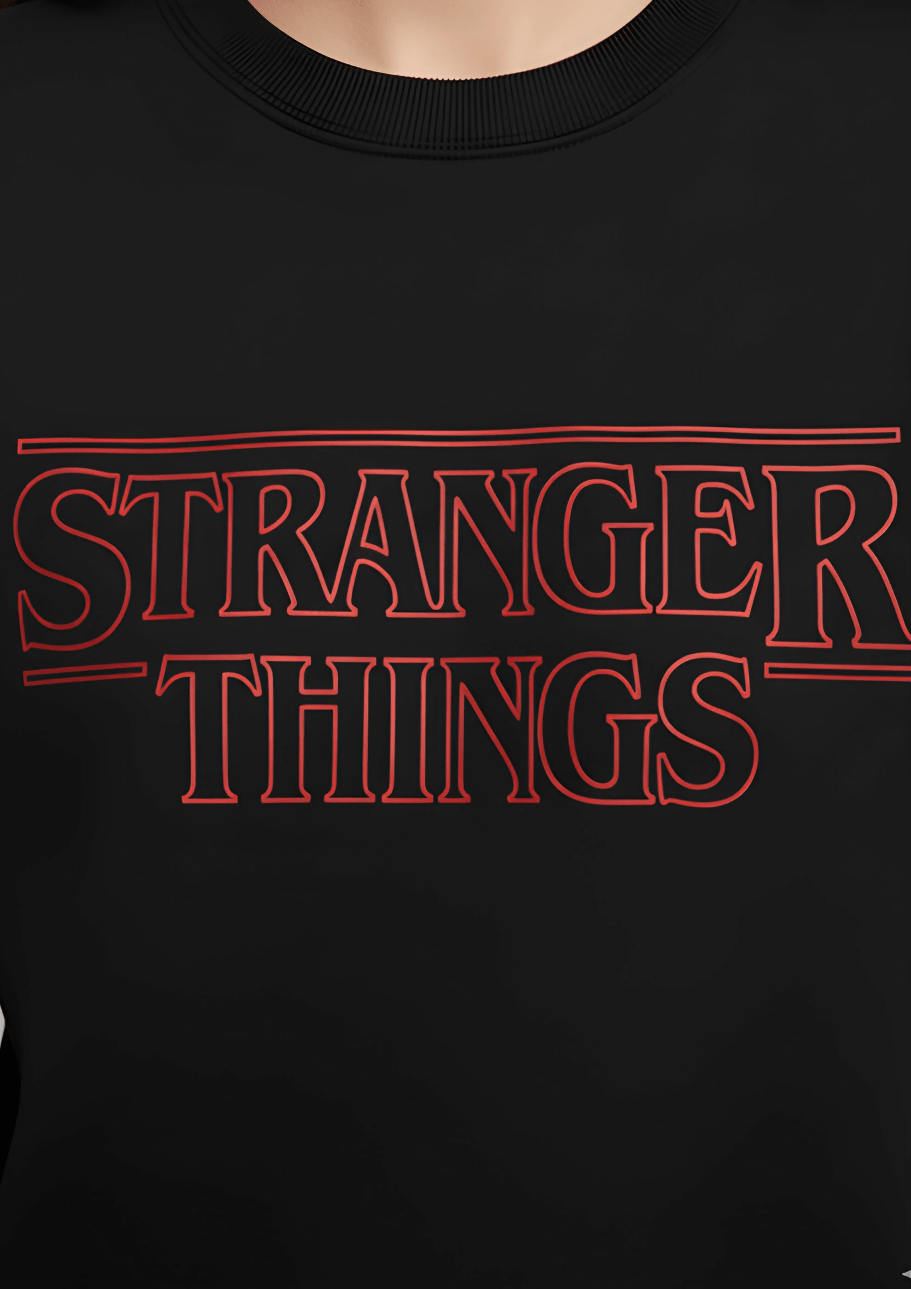 STRANGER THINGS GRAPHIC 300 GSM SWEATSHIRT FOR WOMEN | ZINKAL STYLES