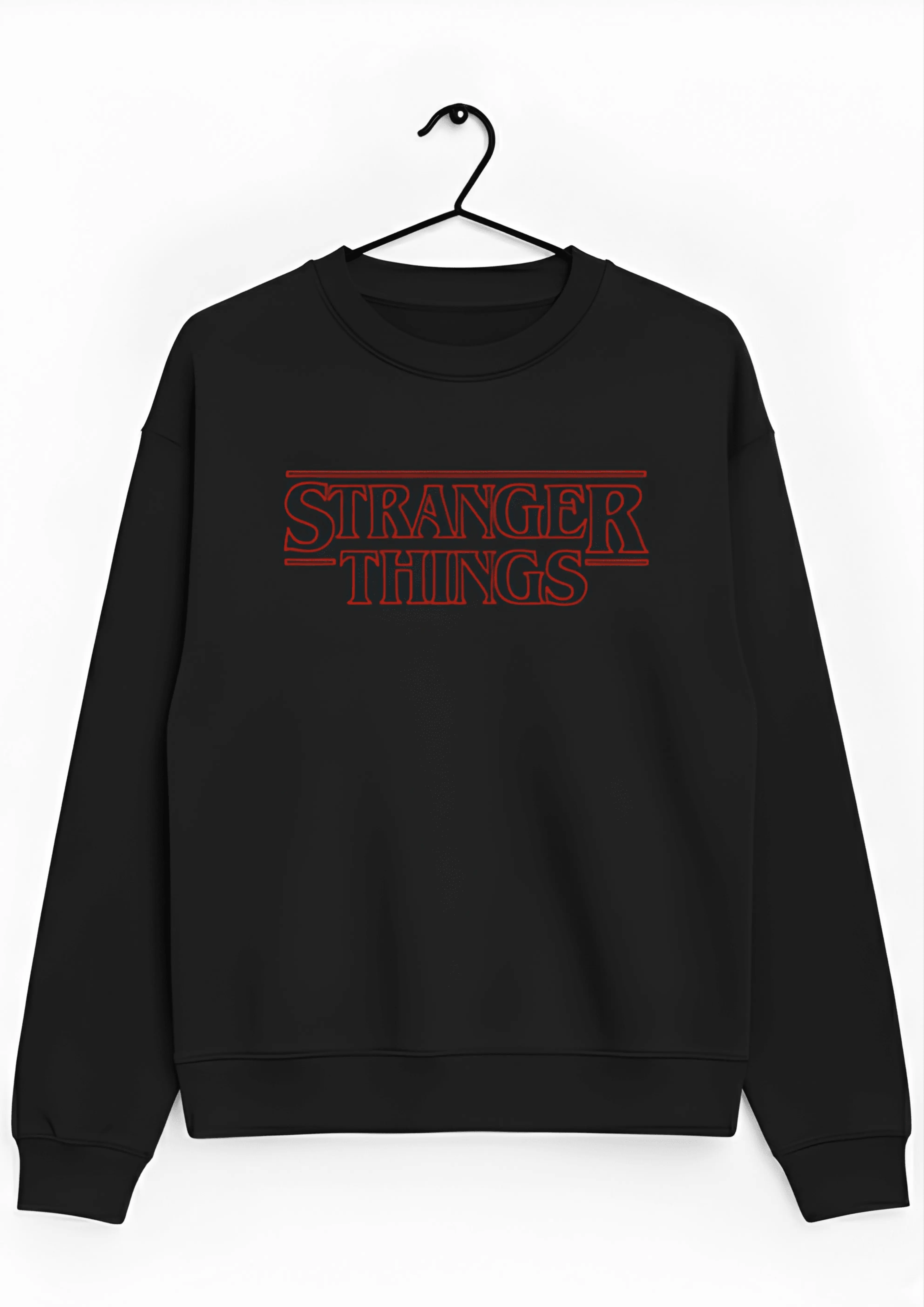 STRANGER THINGS GRAPHIC 300 GSM SWEATSHIRT FOR WOMEN | ZINKAL STYLES 